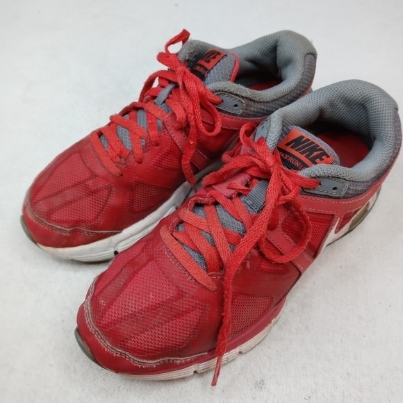 Nike Air Max Run Lite 4 red womens sz 6.5  Y 4.5 - Picture 1 of 7